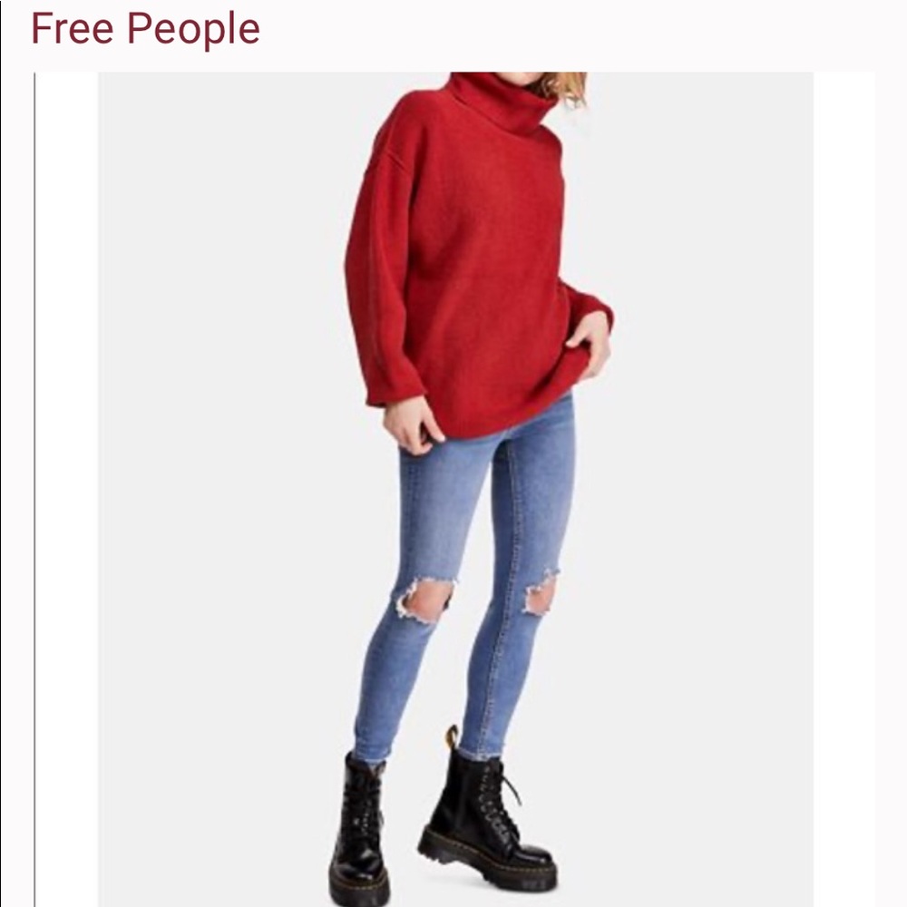 Free People holey skinny Jeans
